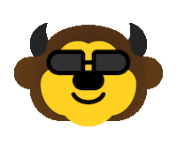 University Of Colorado Chip The Buffalo Sticker by CUBoulder