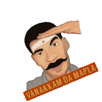 Vshaluuu vishalu vanakkamdamapla Sticker