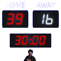 16 Away Sticker