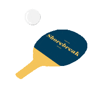 ping pong dogs Sticker by Shorebreak Resort