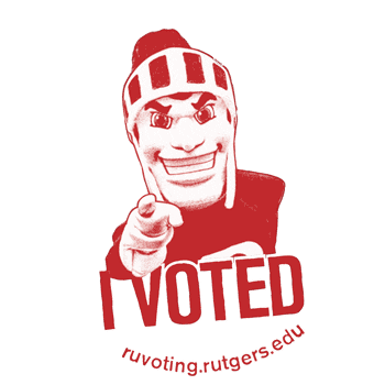 Vote Sticker by RutgersNB