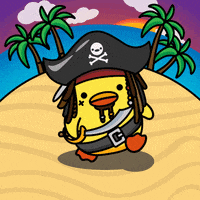 digitalducks stabby quacks digital ducks duck with knife GIF