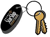 Travel Star Sticker by Yacht Starship