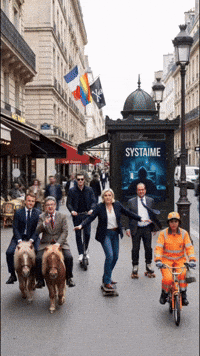 Macron Hollande GIF by systaime