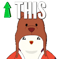 Penguin Spot On Sticker by Pudgy Penguins