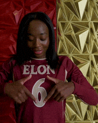 Elon Volleyball GIF by Elon Phoenix