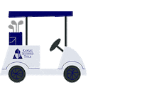 KansasSecuredTitle golf closing day golf cart kst Sticker