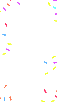 confetti Sticker by Junkyard Golf Club