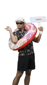 This Way Beach Sticker by IT&E Guam