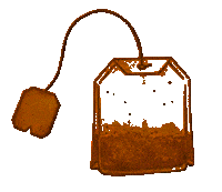 Watercolor Teatime Sticker