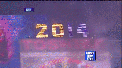 times square fireworks GIF by New Year's Rockin' Eve