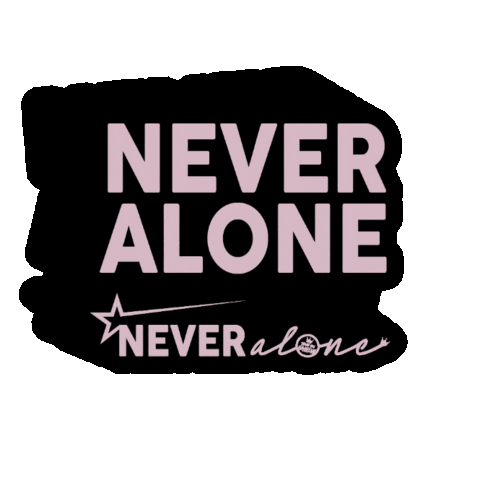 Neveralone Sticker by Thank You Hashem