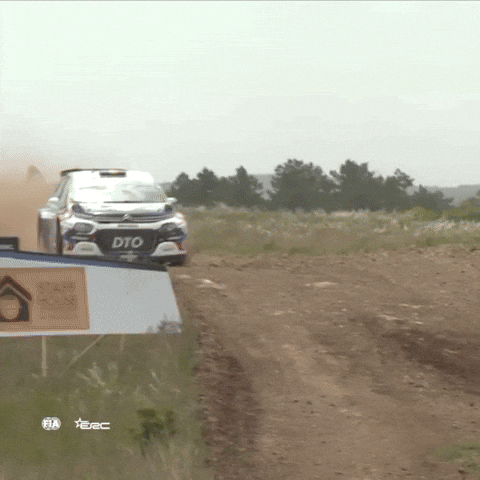 Citroen Rally Car GIF by FIA European Rally Championship