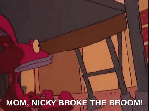 nickrewind giphydvr nicksplat aaahh real monster giphyarm001 GIF