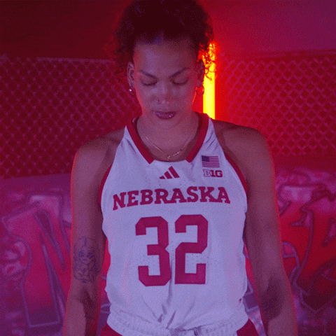 Basketball Nebraska GIF by Huskers