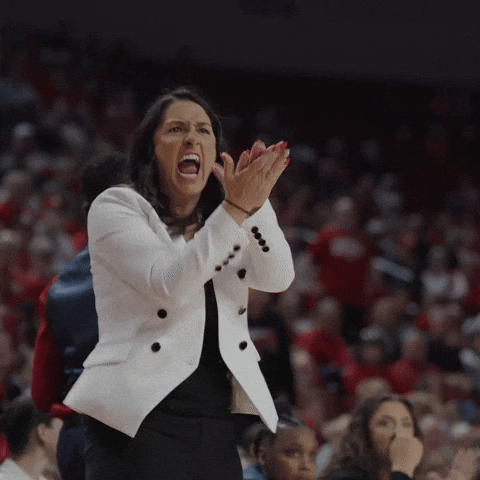 Womens Basketball Celebration GIF by Huskers