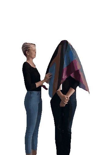 onceuponajrny rainbow girls pride lgbt Sticker