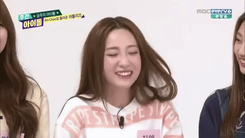 k-pop laughing GIF