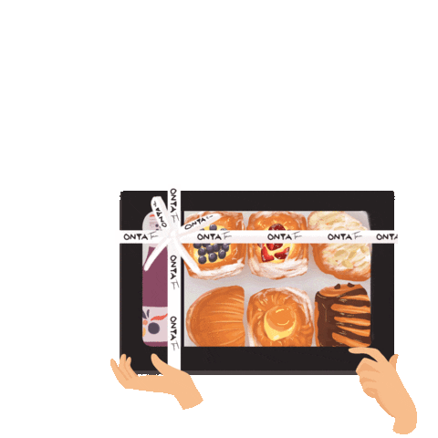 ONYAthanks giphyupload croissant pastries escargot Sticker