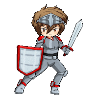 Lunime anime games life night Sticker