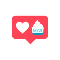 YogurteriaDanone like chocolate ice cream frozen Sticker