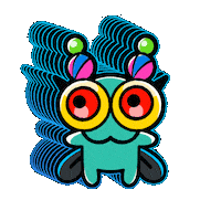 1Peloltte kawaii fly buzz 凹i Sticker