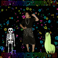 gif_dance_party gif dance party museum of the moving image gif elevator GIF