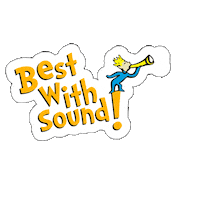 Best With Sound Sticker by DrSeuss