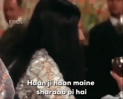 drink wine bollywood wasted drank GIF