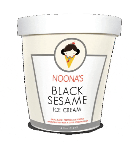 noonasicecream noonas noonas ice cream black sesame black sesame ice cream GIF