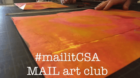 theprojectshop mailitcsa mail art club GIF