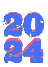 Happy New Year Typography Sticker by Analice Campos