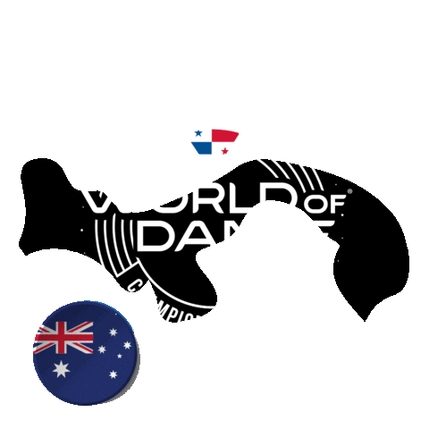 WORLDOFDANCEPANAMA dance australia trip baile Sticker