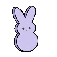 JessieAra kawaii adorable bunny purple Sticker