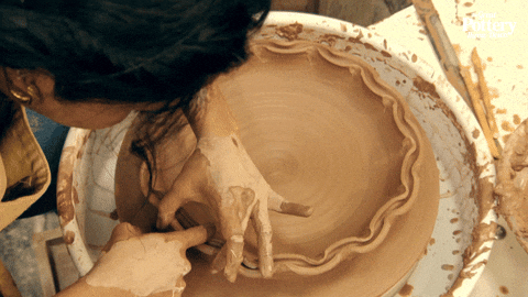 Wave Satisfying GIF by The Great Pottery Throw Down