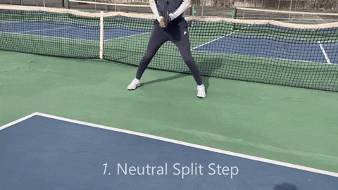 Bước tách chân Split Step