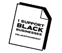 Black Lives Matter Money Sticker by Black Pound Day