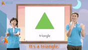 triangle alo7 english GIF by ALO7.com