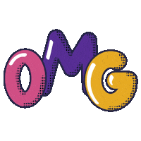 Bubble Omg Sticker