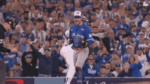 Celebrate Lets Go GIF by Toronto Blue Jays