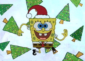 christmas who dancing GIF by SpongeBob SquarePants