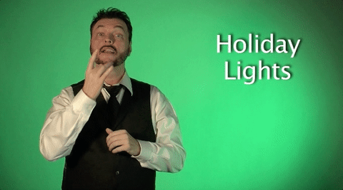 sign language holiday lights GIF by Sign with Robert