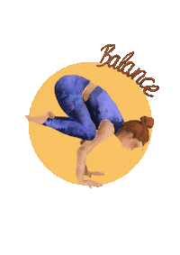TheArtista yoga balance yogi yogapose Sticker