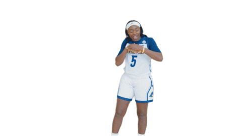 Basketball Eat Sticker by Delaware Blue Hens
