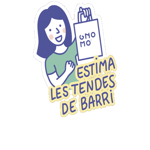 Estima Les Tendes De Barri Sticker by Gnomo