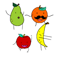 fruit STICKER