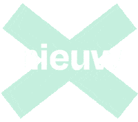 Nieuw Kruis Sticker by Studio Arsène