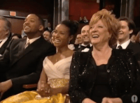 Maggie Smith Applause GIF by The Academy Awards