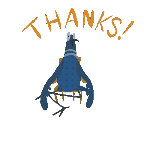 macbiggle giphyupload wow thanks clap Sticker