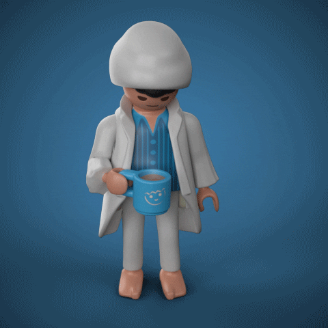 Tired Coffee GIF by PLAYMOBIL